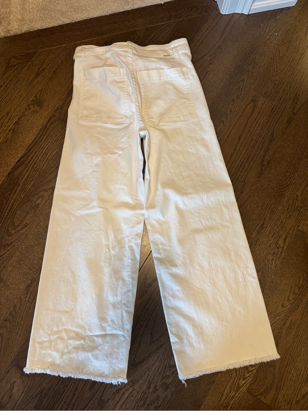 NWOT Billabong White stretch jeans wide leg size 30 - Picture 5 of 5